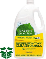 Seventh Generation - 70 oz Bottle Automatic Dishwashing Gel - Lemon Scented - Exact Tool & Supply
