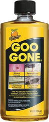 Goo Gone - 8 oz Bottle Adhesive Remover - Removes Adhesives, Gum, Tar, Crayon, Scuff Marks, Wax, Sap - Exact Tool & Supply
