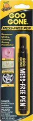 Goo Gone - 0.34 oz Pen Applicator Adhesive Remover - Removes Adhesives, Gum, Tar, Crayon, Scuff Marks, Wax, Sap - Exact Tool & Supply