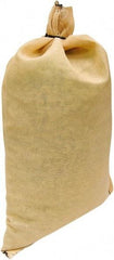 Made in USA - 14" Long x 26" High Sand Bag - Desert Tan Acrylic, For Spill Containment - Exact Tool & Supply