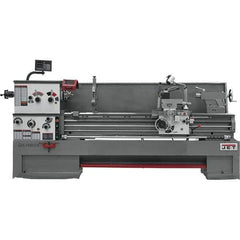 Jet - 18" Swing, 80" Between Centers, 230/460 Volt, Triple Phase Toolroom Lathe - 7MT Taper, 7-1/2 hp, 25 to 1,800 RPM, 3-1/8" Bore Diam, 44" Deep x 66" High x 136" Long - Exact Tool & Supply
