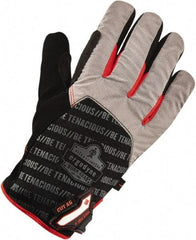 Ergodyne - Size S (7), ANSI Cut Lvl A6, Synthetic Armortex Cut Resistant Gloves - Hook & Loop Cuff, Black, Paired - Exact Tool & Supply