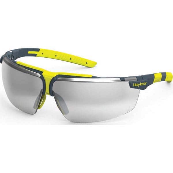 HexArmor - Safety Glasses Type: Safety Lens Color Family: Indoor/Outdoor Mirror - Exact Tool & Supply