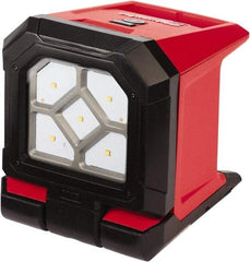 Milwaukee Tool - 18 Volts, 1500 Lumens, Cordless Work Light - Red/Black, Up to 20 hr Run Time - Exact Tool & Supply