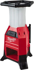 Milwaukee Tool - 18 Volts, 9000 Lumens, Cordless Work Light - Red/Black, 15 hr Run Time - Exact Tool & Supply