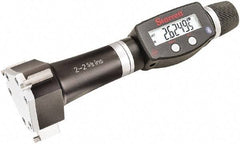 Starrett - 2" to 2-5/8", IP67, Carbide Face Electronic Inside Micrometer - 0.00005" Resolution, 0.0002" Accuracy, 3-1/16" Gage Depth - Exact Tool & Supply