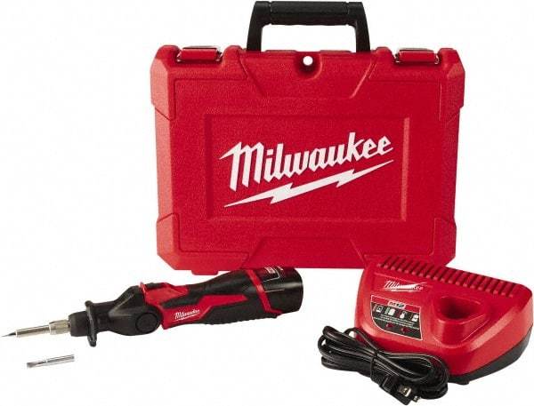 Milwaukee Tool - Soldering Iron & Torch Kits Type: Battery powered soldering iron Type: Soldering Iron - Exact Tool & Supply