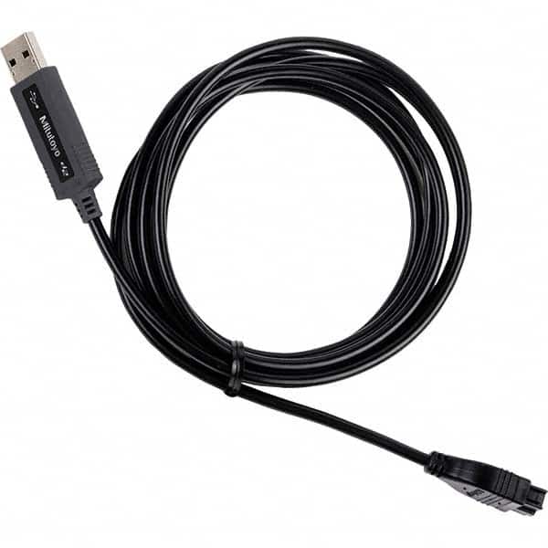Mitutoyo - Remote Data Collection Accessories Accessory Type: USB Cable For Use With: Mitutoyo ID-H/ID-F Indicator - Exact Tool & Supply