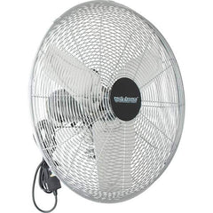 PRO-SOURCE - 24" Blade, 1/4 hp, 5,200, 6,000 & 7,700 CFM, Oscillating Industrial Circulation Fan - Back-Mounted, 120 VAC Volts, 1.60-1.90 Amps, 3 Speed - Exact Tool & Supply