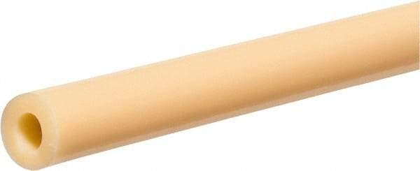 Value Collection - 1/4" ID x 1/2" OD, 1/8" Wall Thickness, 25' Long, Latex Tube - Amber, 40 Max psi, 40A Hardness, -50 to 120°F - Exact Tool & Supply