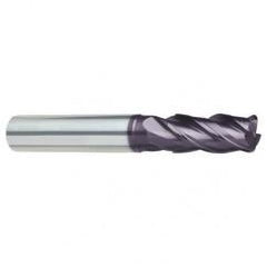 3/8" Dia. - 2-1/2" OAL - 4 FL Variable Helix Super-A Carbide End Mill - Exact Tool & Supply