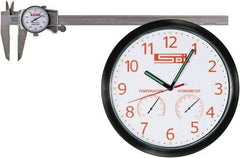 SPI - 0" to 6" Range, 0.001" Graduation, 0.1" per Revolution, Dial Caliper - White Face - Exact Tool & Supply