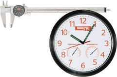 SPI - 0" to 6" Range, 0.001" Graduation, 0.1" per Revolution, Dial Caliper - Black Face - Exact Tool & Supply