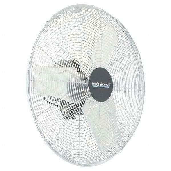 PRO-SOURCE - 24" Blade, 1/4 hp, 5,200, 6,000 & 7,700 CFM, Industrial Circulation Fan - Back-Mounted, 120 VAC Volts, 1.60-1.90 Amps, 3 Speed - Exact Tool & Supply