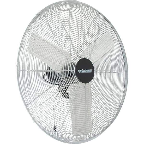 PRO-SOURCE - 30" Blade, 1/4 hp, 5,300, 6,200 & 7,800 CFM, Industrial Circulation Fan - Back-Mounted, 120 VAC Volts, 1.60-1.90 Amps, 3 Speed - Exact Tool & Supply