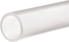 Value Collection - 1/4" ID x 3/8" OD, 1/16" Wall Thickness, 10' Long, Silicone Tube - Clear, 40 Max psi, 70A Hardness, -120 to 480°F - Exact Tool & Supply
