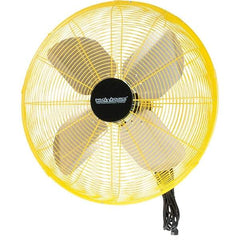 PRO-SOURCE - 24" Blade, 1/2 hp, 6,500 & 8,600 CFM, Industrial Circulation Fan - Fan Head Only, 120 Volts, 3.5 Amps, 2 Speed - Exact Tool & Supply