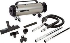 MetroVac - Canister Vacuum Cleaner - 120 Volts, 4 hp, 11.25 Amps, 12.5 Lb, Accessories Included - Exact Tool & Supply