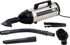 MetroVac - Hand Vacuum Cleaner - 120 Volts, 0.75 hp, 4.5 Amps, 3 Lb, Accessories Included - Exact Tool & Supply