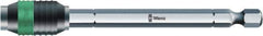 Wera - 1/4" Hex Bit Holder - 1/4" Drive, 4" OAL - Exact Tool & Supply