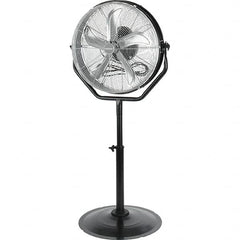 PRO-SOURCE - 24" Blade 1/3 hp Oscillating Industrial Circulation Fan - Exact Tool & Supply