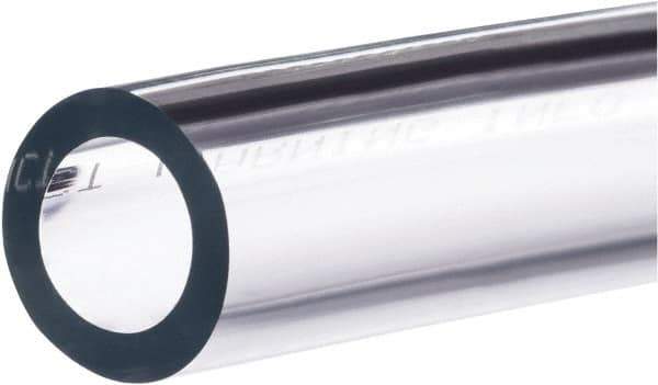 Value Collection - 1/2" ID x 5/8" OD, 1/16" Wall Thickness, 2' Long, PVC Tube - Clear, 20 Max psi, 55A Hardness, -50 to 150°F - Exact Tool & Supply
