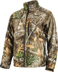 Milwaukee Tool - Size M Heated Jacket - Camouflage, Polyester, Zipper Closure, 40 to 42" Chest - Exact Tool & Supply