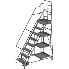 TRI-ARC - Rolling & Wall Mounted Ladders & Platforms Type: Stock-Picking Ladder Style: Rolling Safety Stock Picking Ladder - Exact Tool & Supply