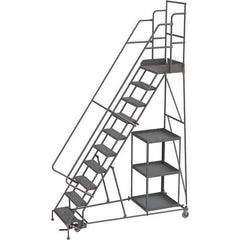 TRI-ARC - Rolling & Wall Mounted Ladders & Platforms Type: Stock-Picking Ladder Style: Rolling Safety Stock Picking Ladder - Exact Tool & Supply