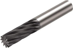Sandvik Coromant - 1/2", 1-1/4" LOC, 1/2" Shank Diam, 3.248" OAL, 11 Flute, Solid Carbide Square End Mill - Single End, Diamond Finish, Spiral Flute, 4° Helix, Centercutting, Right Hand Cut, Right Hand Flute, Series CoroMill Plura - Exact Tool & Supply