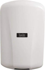 Excel Dryer - 950 Watt White Finish Electric Hand Dryer - 208/277 Volts, 4 Amps, 9-5/32" Wide x 13-15/16" High x 4" Deep - Exact Tool & Supply