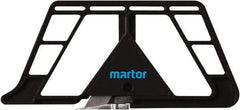 Martor USA - Recessed/Hook Blade Safety Utility Knife - 2.19" Blade, Black Polycarbonate Handle, 1 Blade Included - Exact Tool & Supply