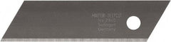 Martor USA - Recessed/Hook Blade Safety Utility Knife - Black & Blue Polycarbonate Handle, 1 Blade Included - Exact Tool & Supply