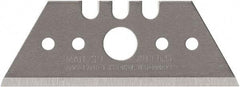 Martor USA - 100 Piece, Carbon Steel, Utility Knife Blade - 2.09" Long - Exact Tool & Supply