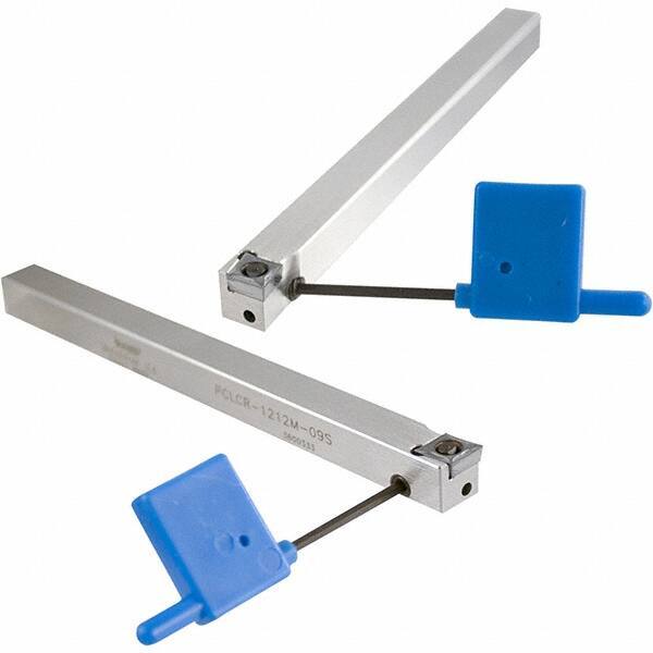 Iscar - PDAC, Right Hand Cut, 3/8" Shank Height x 1/2" Shank Width, Neutral Rake Indexable Turning Toolholder - 5.9" OAL, DC.. Insert Compatibility, Series Isoturn - Exact Tool & Supply