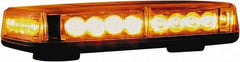 Buyers Products - Variable Flash Rate, Magnetic or Permanent Mount Emergency LED Lightbar Assembly - Powered by DC, Amber - Exact Tool & Supply