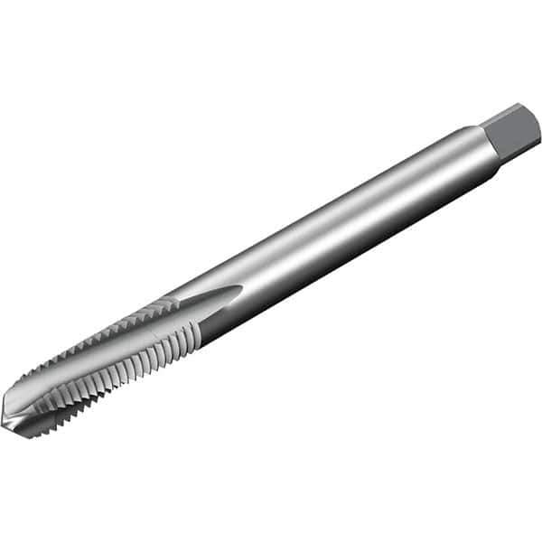 Sandvik Coromant - 3 Flute 3B Spiral Flute Tap - Powdered Metal High Speed Steel, Uncoated - Exact Tool & Supply
