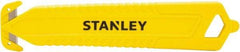 Stanley - Utility Knives, Snap Blades & Box Cutters Type: Safety Cutter Blade Type: Recessed/Concealed Fixed Blade - Exact Tool & Supply