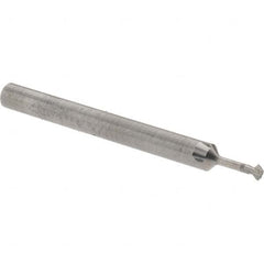 Accupro - 5/64° 5/64" Cut Diam, 0.039" Cut Width, 1/8" Shank, Solid Carbide Double-Angle Cutter - Exact Tool & Supply