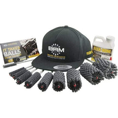 Brush Research Mfg. - 10mm Bore Diam, 180 Grit, Silicon Carbide Flexible Hone - Medium, 7" OAL - Exact Tool & Supply
