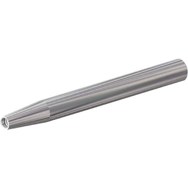 Kennametal - DL20 Straight Shank 1" Hole End Mill Holder/Adapter - 0.73" Nose Diam, 10" Projection, Through Coolant - Exact Tool & Supply