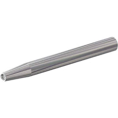 Kennametal - DL10 Straight Shank 1/2" Hole End Mill Holder/Adapter - 0.359" Nose Diam, 5" Projection, Through Coolant - Exact Tool & Supply