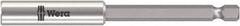 Wera - 1/4" Hex Bit Holder - 1/4" Drive, 100mm OAL - Exact Tool & Supply