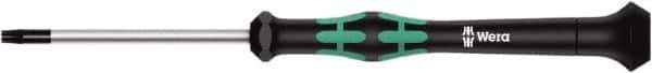 Wera - 9 Torx Driver - 60mm Blade Length, 157mm OAL, Ergonomic Handle - Exact Tool & Supply