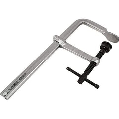 Wilton - 4-3/4" Throat Depth, 16" Max Capacity, Heavy-Duty F Sliding Arm Clamp - 2,660 Lb Clamping Pressure - Exact Tool & Supply