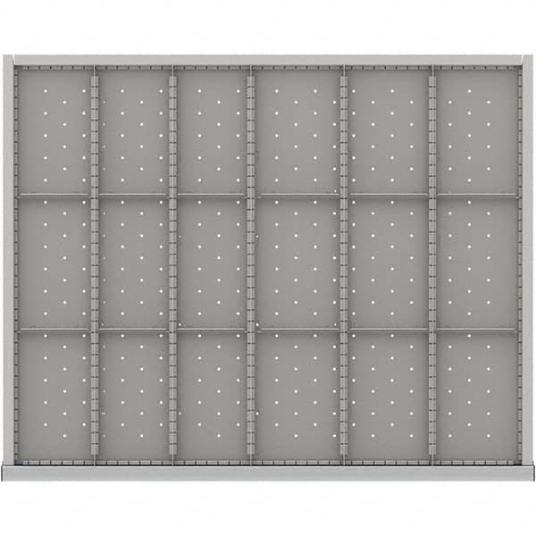 LISTA - 18-Compartment Drawer Divider Layout for 3.15" High Drawers - Exact Tool & Supply