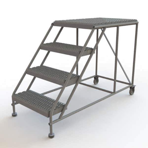 TRI-ARC - Rolling & Wall Mounted Ladders & Platforms Type: Rolling Work Platform Style: Steel Work Platform - Exact Tool & Supply