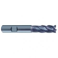 12mm Dia. - 83mm OAL - 4 FL Variable Helix TiAlN Carbide End Mill - Exact Tool & Supply