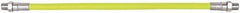 Legacy - 1' Long, 10,000 psi Operating Pressure, Rubber Grease Gun Hose - 1/8 NPT, 10,000 psi Burst Pressure - Exact Tool & Supply