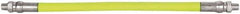 Legacy - 1' Long, 10,000 psi Operating Pressure, Rubber Grease Gun Hose - 3/16 NPT, 10,000 psi Burst Pressure - Exact Tool & Supply